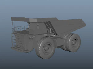 Mining Dump Truck 3D Model