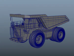 Mining Dump Truck 3D Model