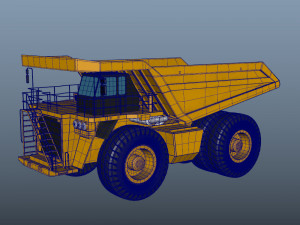 Mining Dump Truck Modello 3D