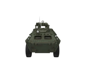 Soviet armoured personnel carrier 3D Model