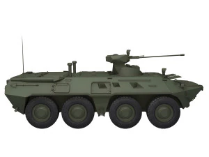 Soviet armoured personnel carrier 3D Model