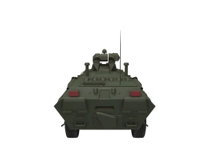 Soviet armoured personnel carrier 3D Model