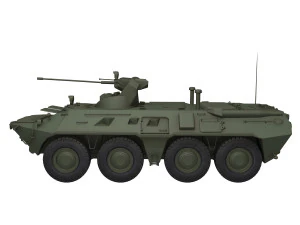 Soviet armoured personnel carrier 3D Model