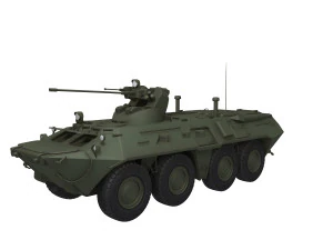 Soviet armoured personnel carrier 3D Model