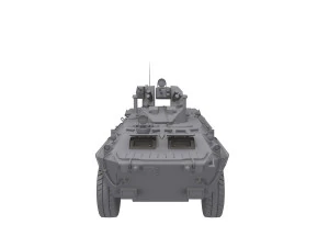 Soviet armoured personnel carrier 3D Model