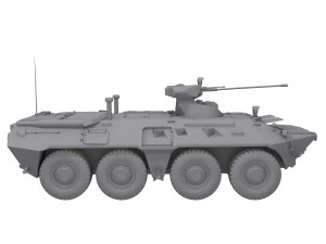 Soviet armoured personnel carrier 3D Model