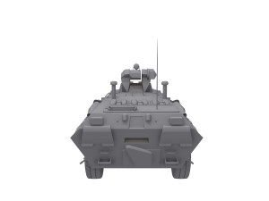 Soviet armoured personnel carrier Modelo 3D