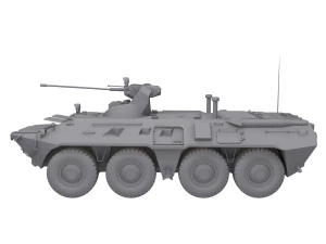 Soviet armoured personnel carrier 3D Model