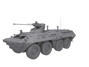 Soviet armoured personnel carrier 3D Model