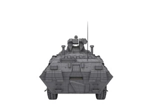 Soviet armoured personnel carrier 3D Model
