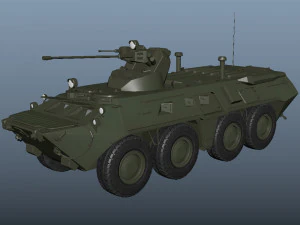 Soviet armoured personnel carrier 3D Model