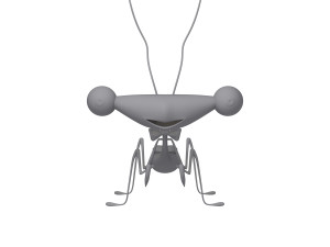 Praying Mantis Cartoon 02 3D मॉडल
