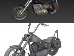 オートバイ 3Dモデル