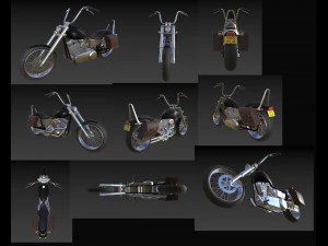 Motorcycle 3D Model