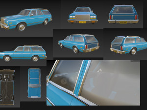 Car Wagon 3Dモデル