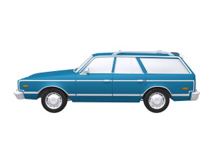 Car Wagon 3Dモデル