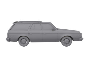Car Wagon 3Dモデル