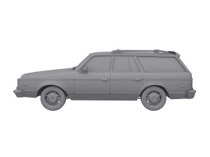 Car Wagon 3Dモデル