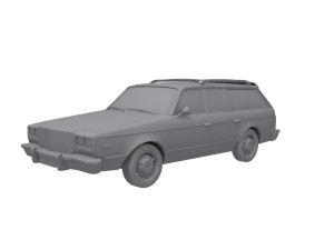 Car Wagon 3Dモデル