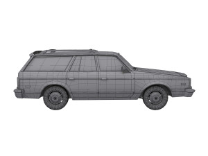 Car Wagon 3Dモデル