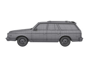 Car Wagon 3Dモデル