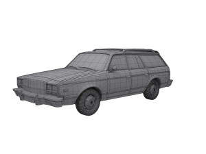 Car Wagon 3Dモデル