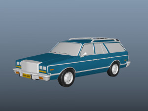 Car Wagon 3Dモデル