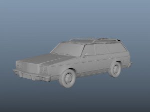 Car Wagon 3Dモデル