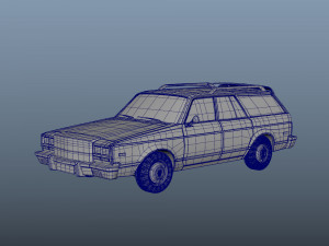 Car Wagon 3Dモデル