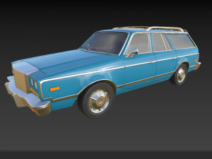 Car Wagon 3Dモデル