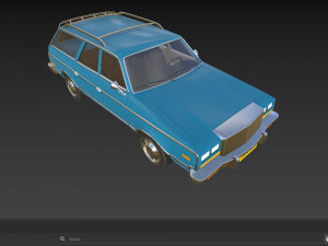Car Wagon 3Dモデル