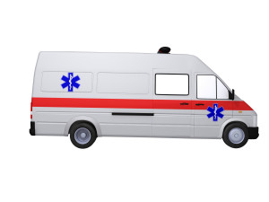 Ambulance Equipped Emergency Vehicle Modelo 3D