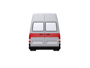 Ambulance Equipped Emergency Vehicle Modelo 3D