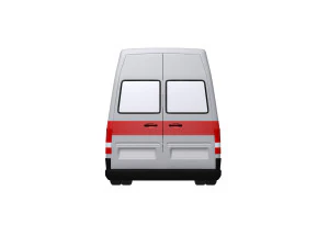 Ambulance Equipped Emergency Vehicle 3D Model