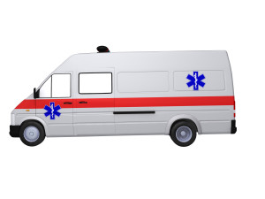 Ambulance Equipped Emergency Vehicle Modelo 3D