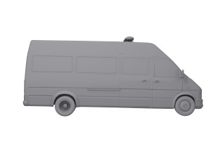 Ambulance Equipped Emergency Vehicle Modelo 3D