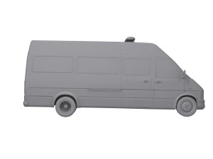 Ambulance Equipped Emergency Vehicle 3D Model