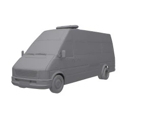 Ambulance Equipped Emergency Vehicle 3D Model