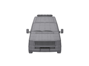 Ambulance Equipped Emergency Vehicle Modelo 3D