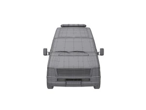 Ambulance Equipped Emergency Vehicle 3D Model