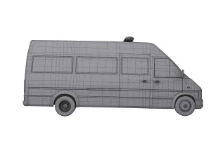 Ambulance Equipped Emergency Vehicle 3D Model