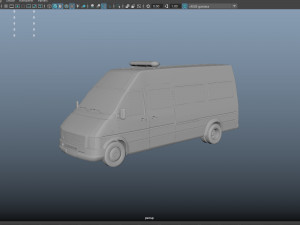Ambulance Equipped Emergency Vehicle Modelo 3D