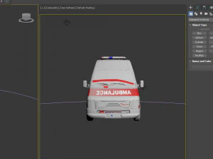 Ambulance Equipped Emergency Vehicle 3D Model