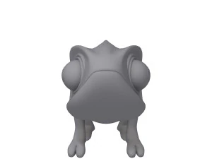 Chameleon Cartoon 02 3D Model