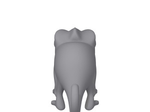 Chameleon Cartoon 02 Modèle 3D