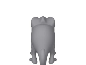 Chameleon Cartoon 02 3D Model