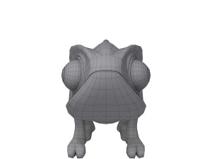 Chameleon Cartoon 02 Modèle 3D