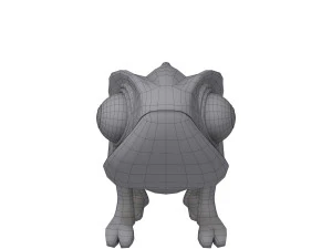 Chameleon Cartoon 02 3D Model