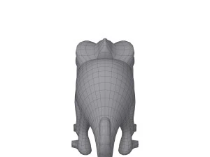 Chameleon Cartoon 02 3D Model
