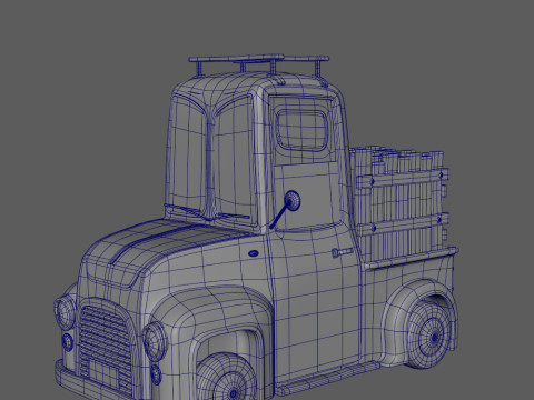 Truck Cartoon Modello 3D